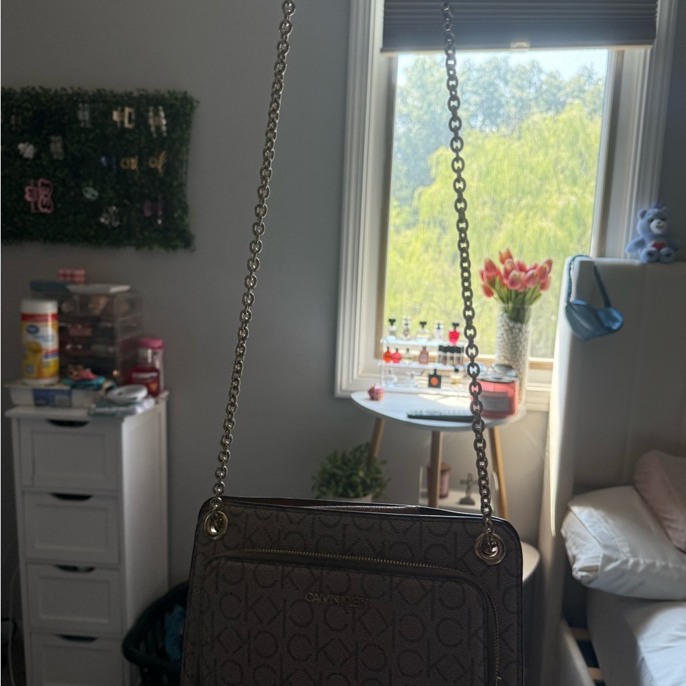 Calvin Klein Brown Crossbody Bag